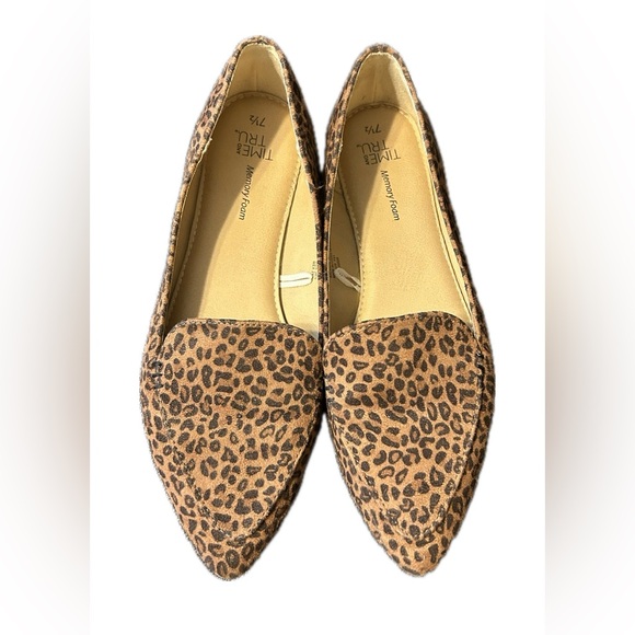 Time and Tru Shoes - Time and Tru Leopard Print Loafers. Size 7.5